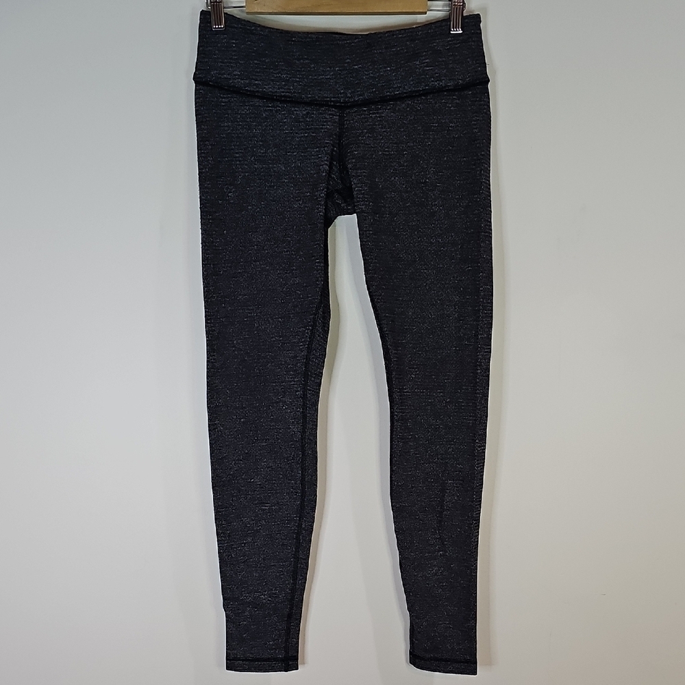 Lululemon Black And Gray 30x31 Leggings